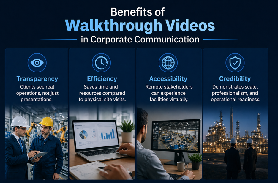 Benefits of Walkthrough Videos in Corporate Communication